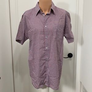 Duke Haband Western plaid shirt short sleeve snap